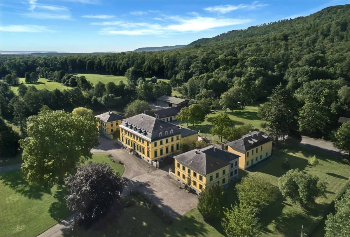 Immobilien Springe — Luftaufnahme